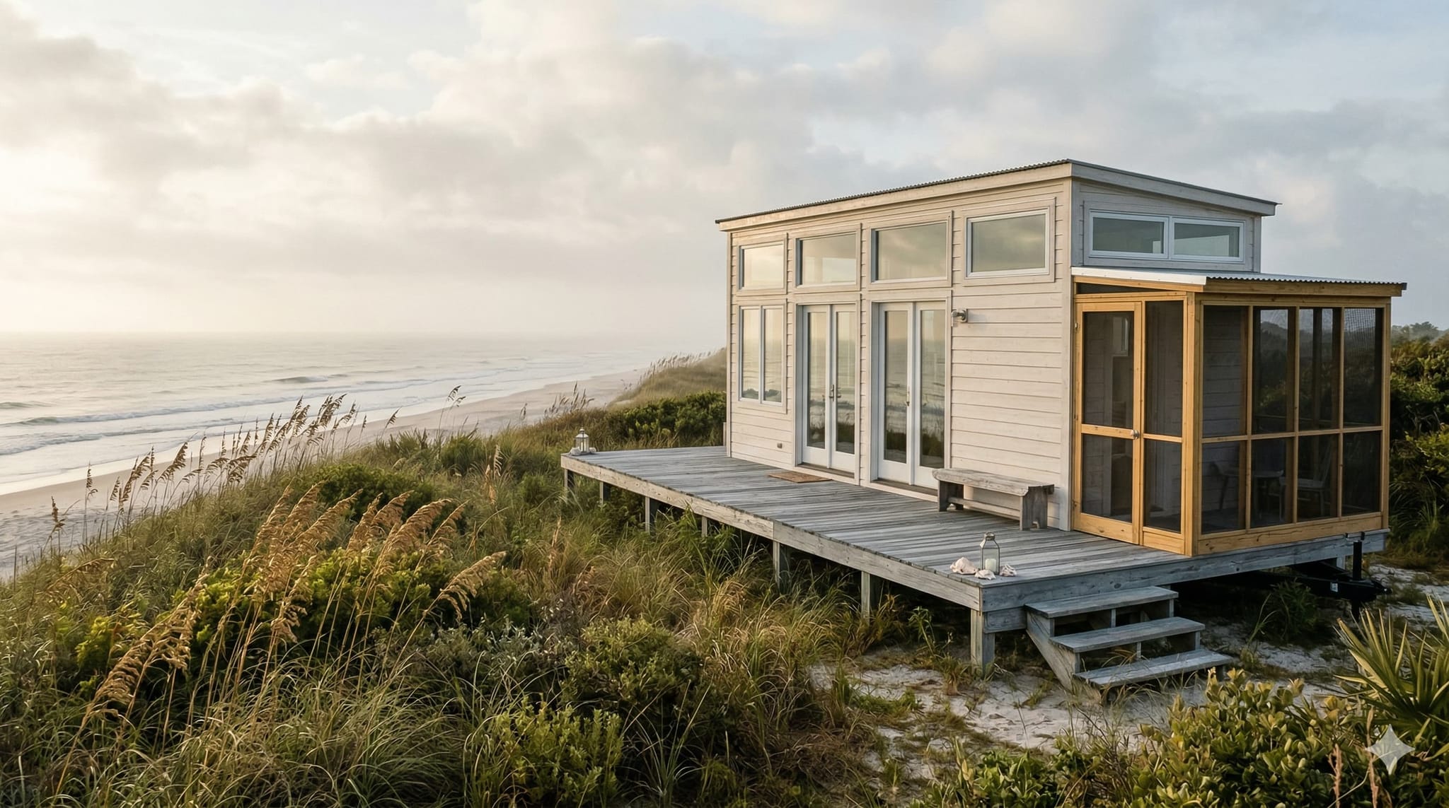 Tiny home living in Norfolk, Virginia