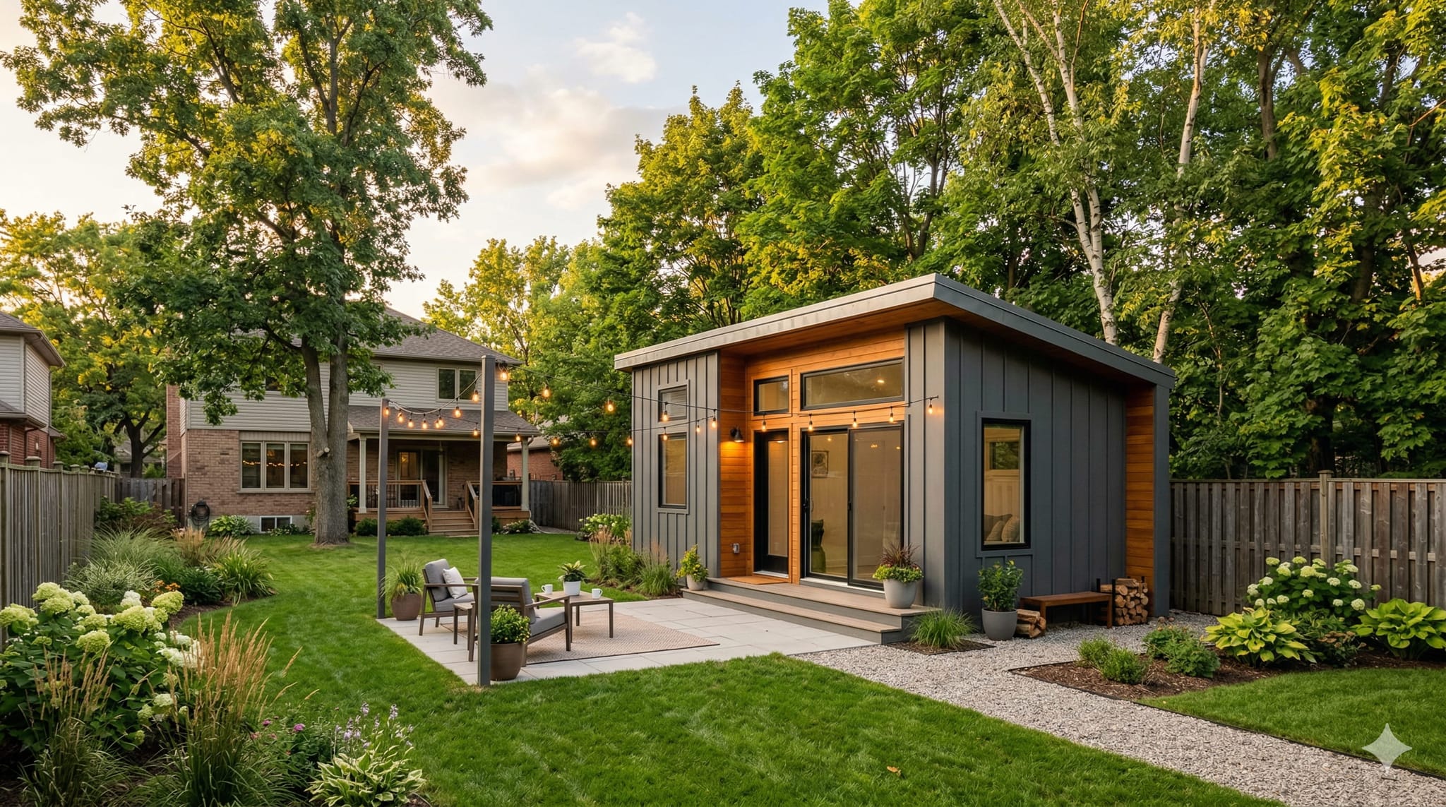 Tiny home living in Worcester, Massachusetts